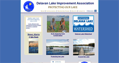 Desktop Screenshot of delavan-lake.org